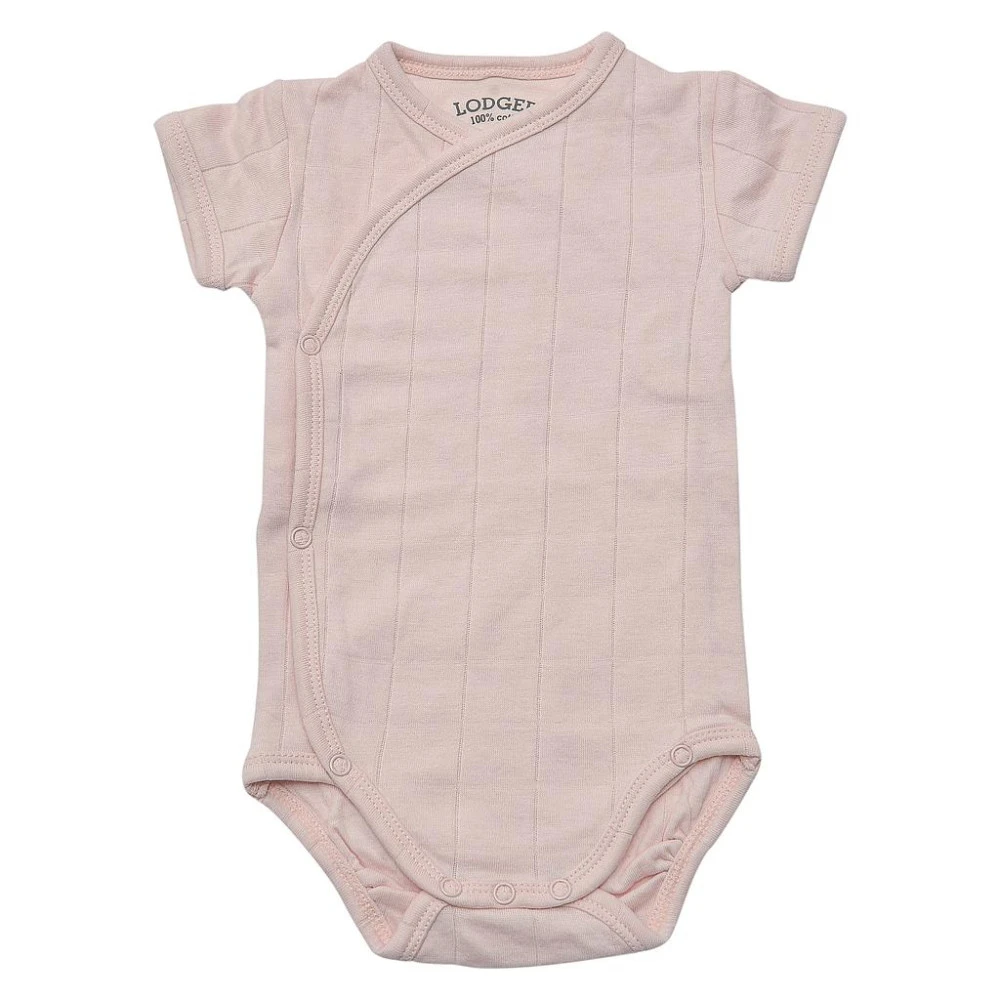 Lodger Overslagromper Korte Mouw Solid Soft-Skin 3 Lodger Overslagromper Korte Mouw Solid Soft-Skin