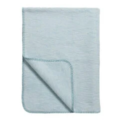 Meyco Ledikantdeken Uni Lichtblauw 100x150