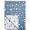 Meyco Wiegdeken Dots Jeans - Wit 75x100 -Babyverzorging Winkel image 15401