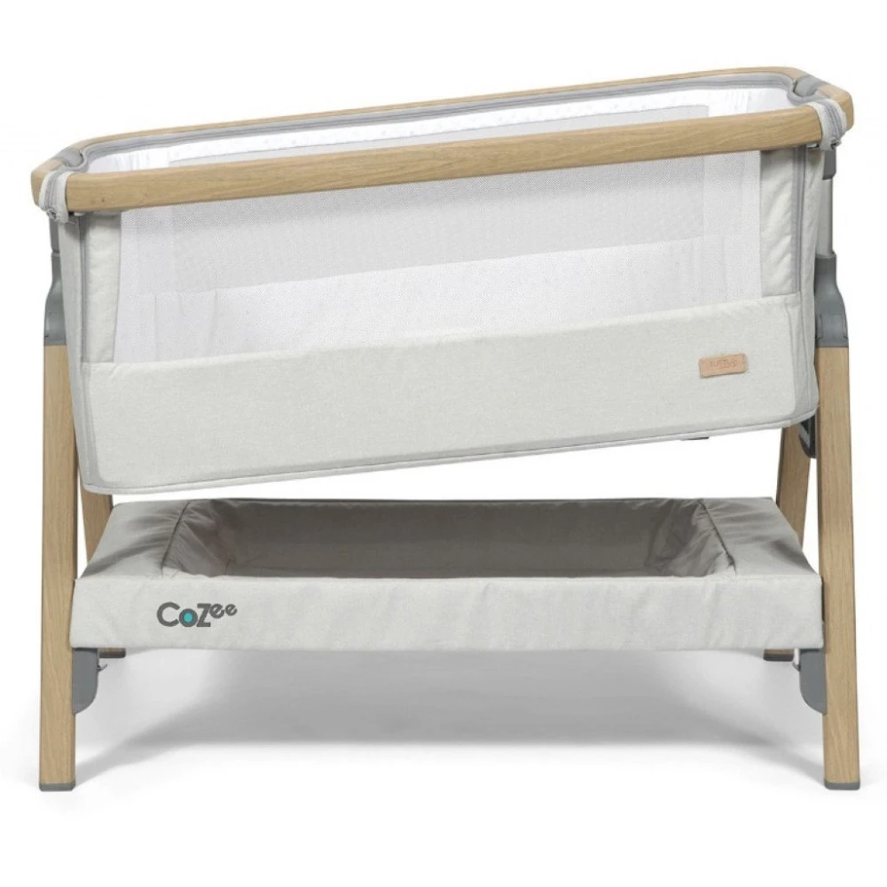 Tutti Bambini Cozee Bedside Crib Oak Silver 5 Tutti Bambini Cozee Bedside Crib Oak Silver - Afbeelding 3