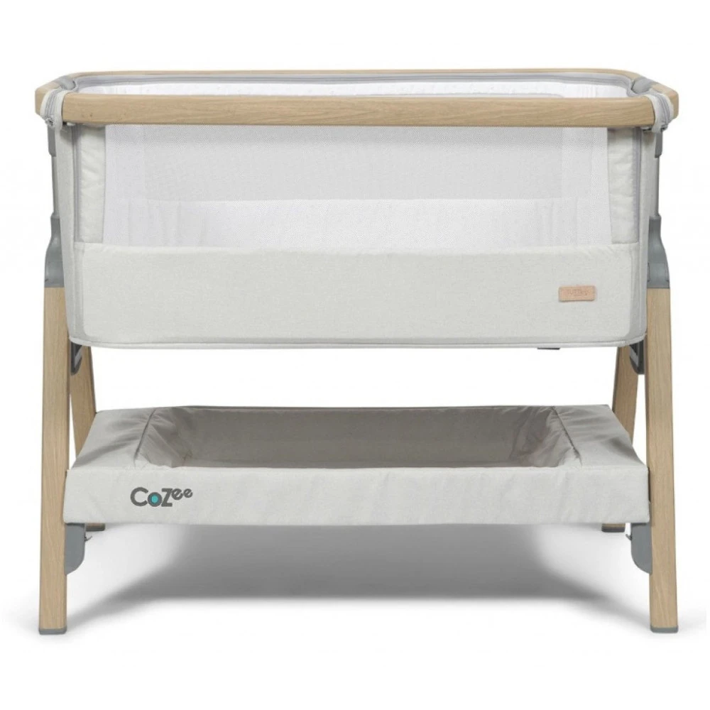 Tutti Bambini Cozee Bedside Crib Oak Silver 6 Tutti Bambini Cozee Bedside Crib Oak Silver - Afbeelding 4
