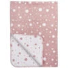Meyco Ledikantdeken Dots Oudroze - Wit 120x150cm -Babyverzorging Winkel image 15606