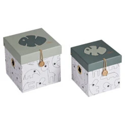 Done By Deer Opbergboxen Set 2 Stuks Small Tiny Tropics