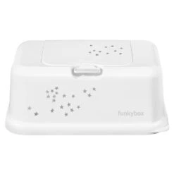 Funkybox White Little Stars