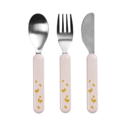 Done By Deer Bestekset Powder/Gold