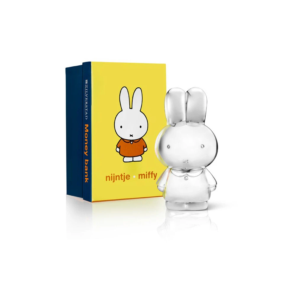 Zilverstad Spaarpot Nijntje Verzilverd 4 Zilverstad Spaarpot Nijntje Verzilverd - Afbeelding 2