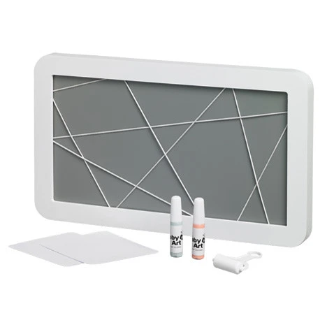 Baby Art Souvenier Bord Wit/Grijs 4 Baby Art Souvenier Bord Wit/Grijs - Afbeelding 2