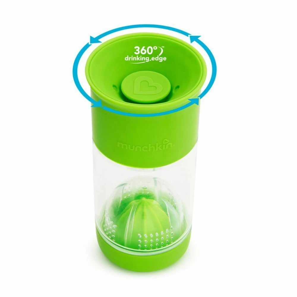 Munchkin Kid Miracle 360° Fruit Infuser Green 4 Munchkin Kid Miracle 360° Fruit Infuser Green - Afbeelding 2