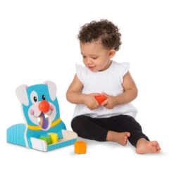 Melissa & Doug Spin & Feed Shape Sorter -Babyverzorging Winkel image 19404