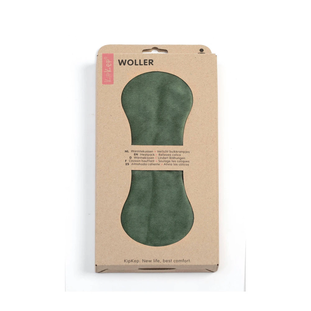 KipKep Woller Warmtekussen Calming Green 4 KipKep Woller Warmtekussen Calming Green - Afbeelding 2