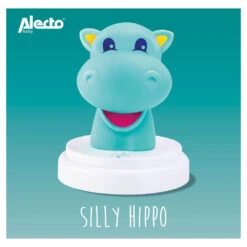 Alecto Silly Hippo Nachtlampje -Babyverzorging Winkel image 20761