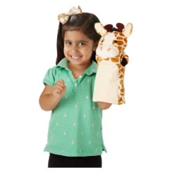 Melissa & Doug Zoo Friends Handpoppen -Babyverzorging Winkel image 21422