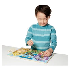 Melissa & Doug Speelbord Sloten En Grendels -Babyverzorging Winkel image 21498