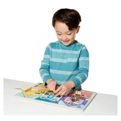 Melissa & Doug Speelbord Sloten En Grendels -Babyverzorging Winkel image 21499