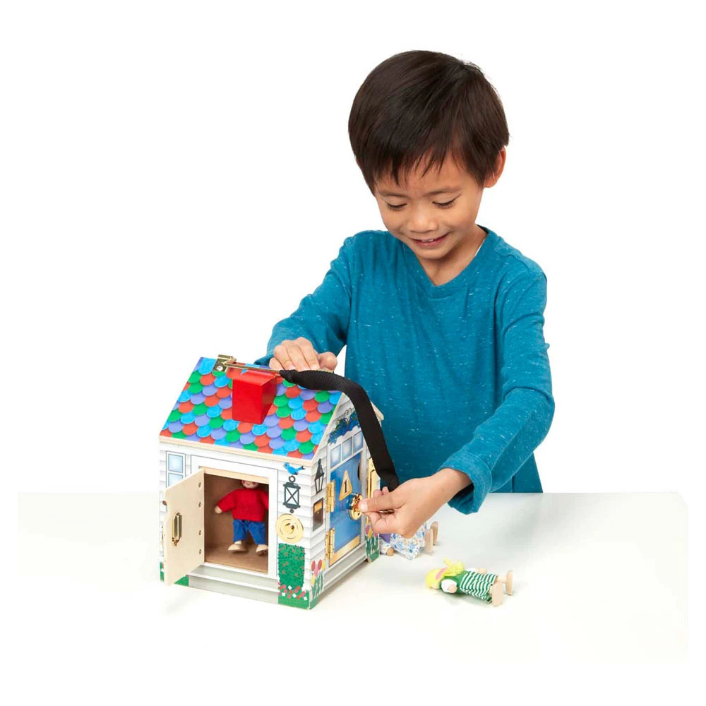 Melissa & Doug Houten Deurbelhuis 5 Melissa & Doug Houten Deurbelhuis - Afbeelding 3