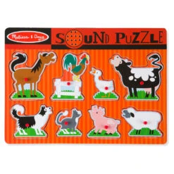 Melissa & Doug Geluidenpuzzel Boerderijdieren -Babyverzorging Winkel image 21551