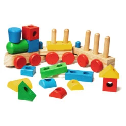 Melissa & Doug Houten Stapeltrein -Babyverzorging Winkel image 21562