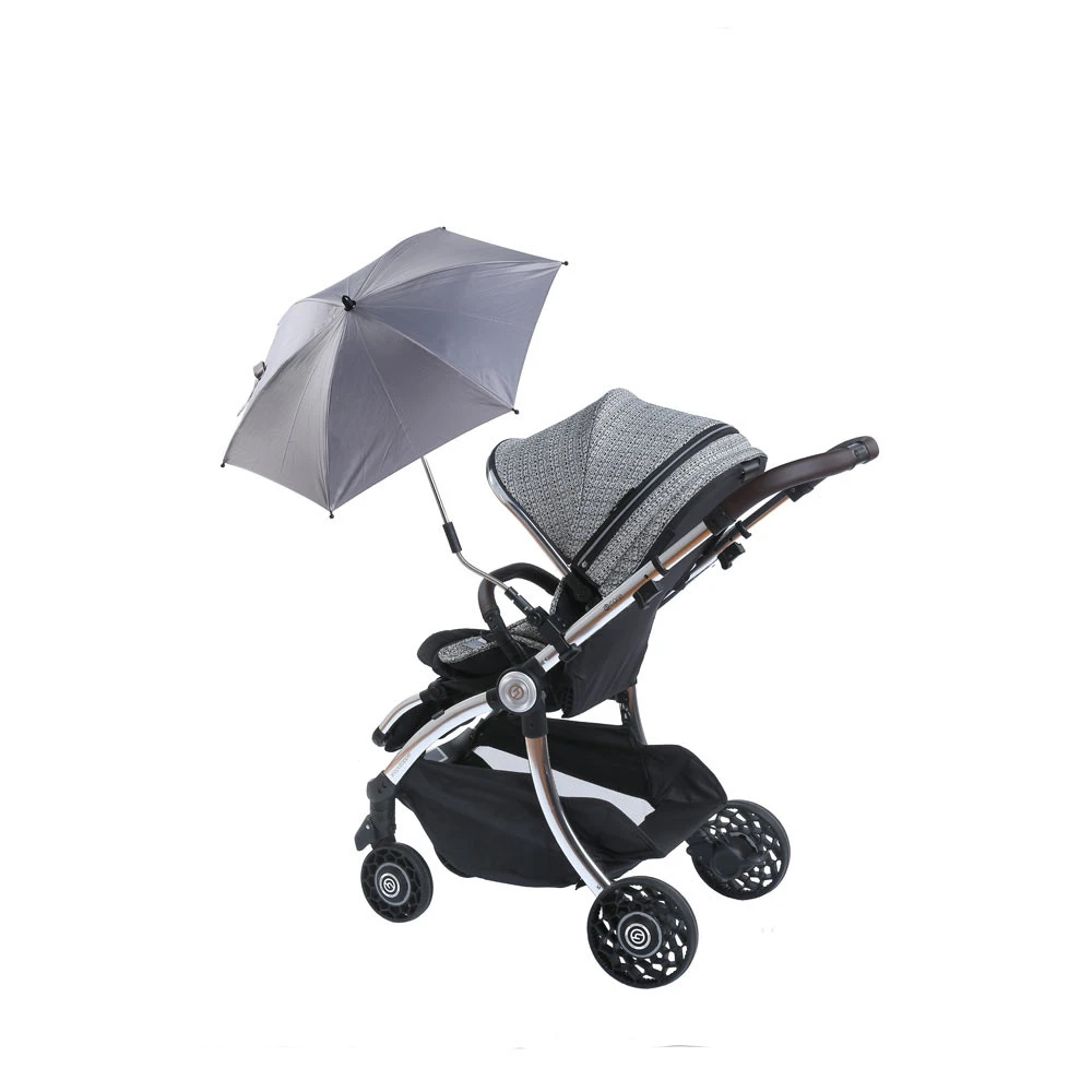 Titaniumbaby Parasol Voor Kinderwagen Zilver 6 Titaniumbaby Parasol Voor Kinderwagen Zilver - Afbeelding 4
