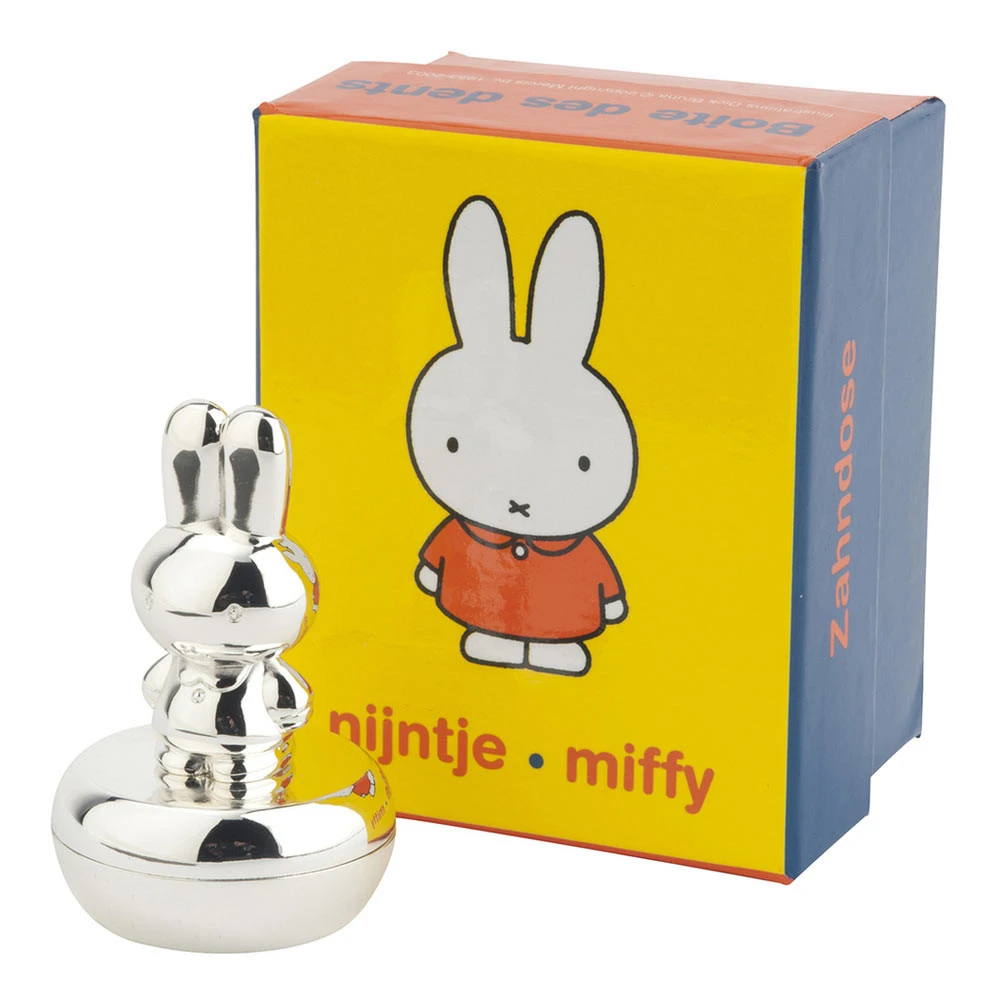 Zilverstad Tandendoosje Nijntje Verzilverd 3 Zilverstad Tandendoosje Nijntje Verzilverd