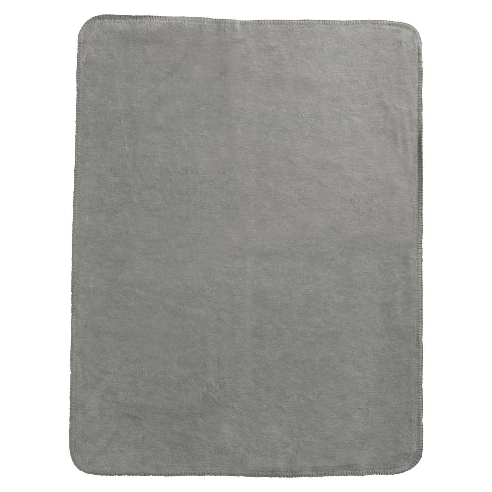 Meyco Wiegdeken Double Face Grijs/Wit 75x100 4 Meyco Wiegdeken Double Face Grijs/Wit 75x100 - Afbeelding 2