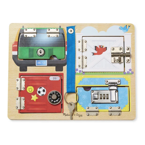 Melissa & Doug Speelbord 'Achter Slot En Grendel' 3 Melissa & Doug Speelbord 'Achter Slot En Grendel'