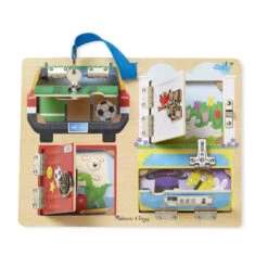 Melissa & Doug Speelbord 'Achter Slot En Grendel' 7 Melissa & Doug Speelbord 'Achter Slot En Grendel' -Babyverzorging Winkel image 24182