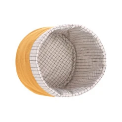 LÄSSIG Laessig Opbergmanden Set 3 Stuks Muslin Mosterd, 100% Organisch Katoen -Babyverzorging Winkel image 24282