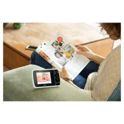 Alecto Babyfoon Met Camera En 3.5 Inch LCD Kleurenscherm Wit -Babyverzorging Winkel image 28121