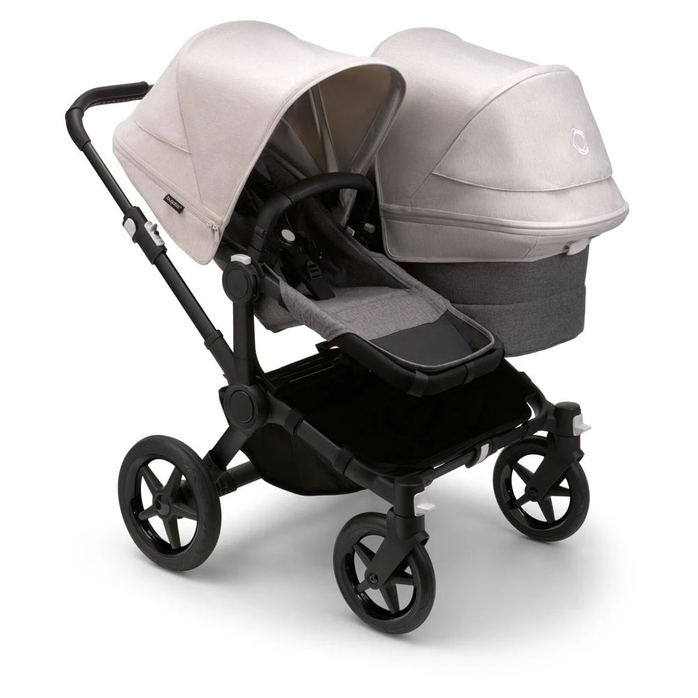 Bugaboo Donkey5 Duo Black - Grey Melange 3 Bugaboo Donkey5 Duo Black - Grey Melange