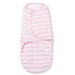 SwaddleMe Roze/Witte Streep Large 4-6 Maand