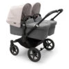 Bugaboo Donkey5 Twin Black - Grey Melange 2 Bugaboo Donkey5 Twin Black - Grey Melange -Babyverzorging Winkel image 28362