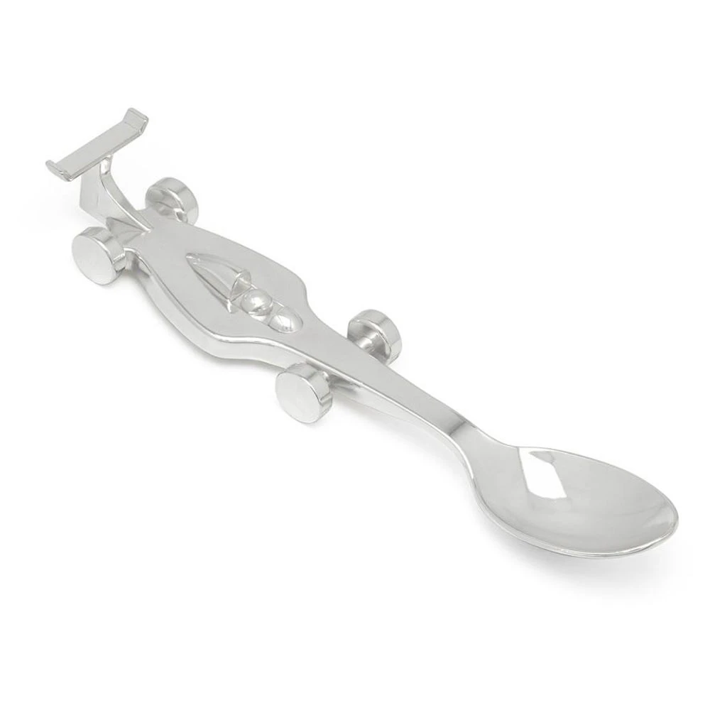 Zilverstad Lepel Raceauto Verzilverd 3 Zilverstad Lepel Raceauto Verzilverd