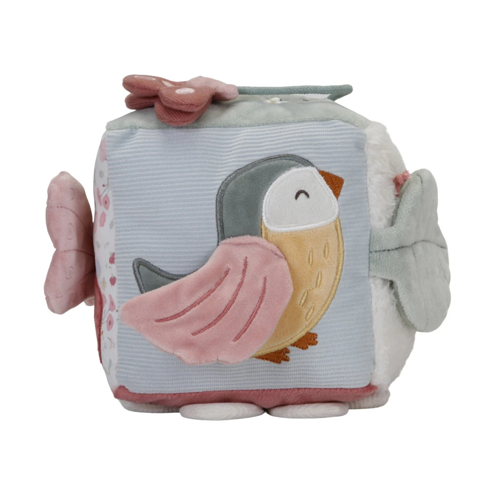 Little Dutch Activiteitenkubus Flowers & Butterflies 4 Little Dutch Activiteitenkubus Flowers & Butterflies - Afbeelding 2