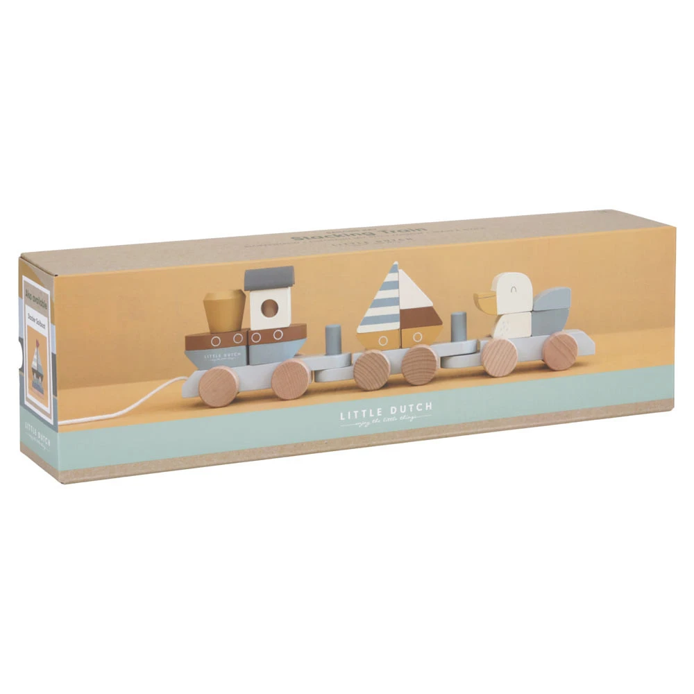 Little Dutch Blokkentrein Sailors Bay FSC 4 Little Dutch Blokkentrein Sailors Bay FSC - Afbeelding 2