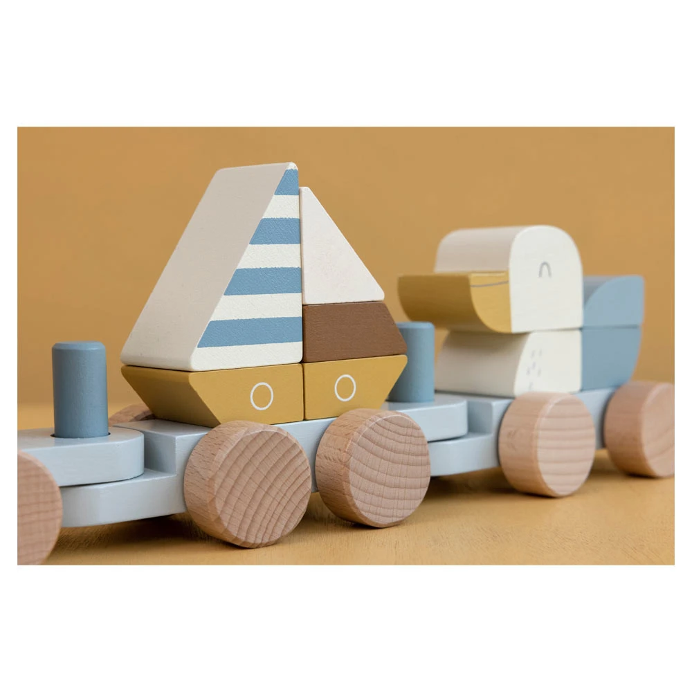 Little Dutch Blokkentrein Sailors Bay FSC 5 Little Dutch Blokkentrein Sailors Bay FSC - Afbeelding 3