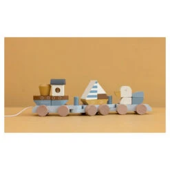 Little Dutch Blokkentrein Sailors Bay FSC 12 Little Dutch Blokkentrein Sailors Bay FSC -Babyverzorging Winkel image 28746