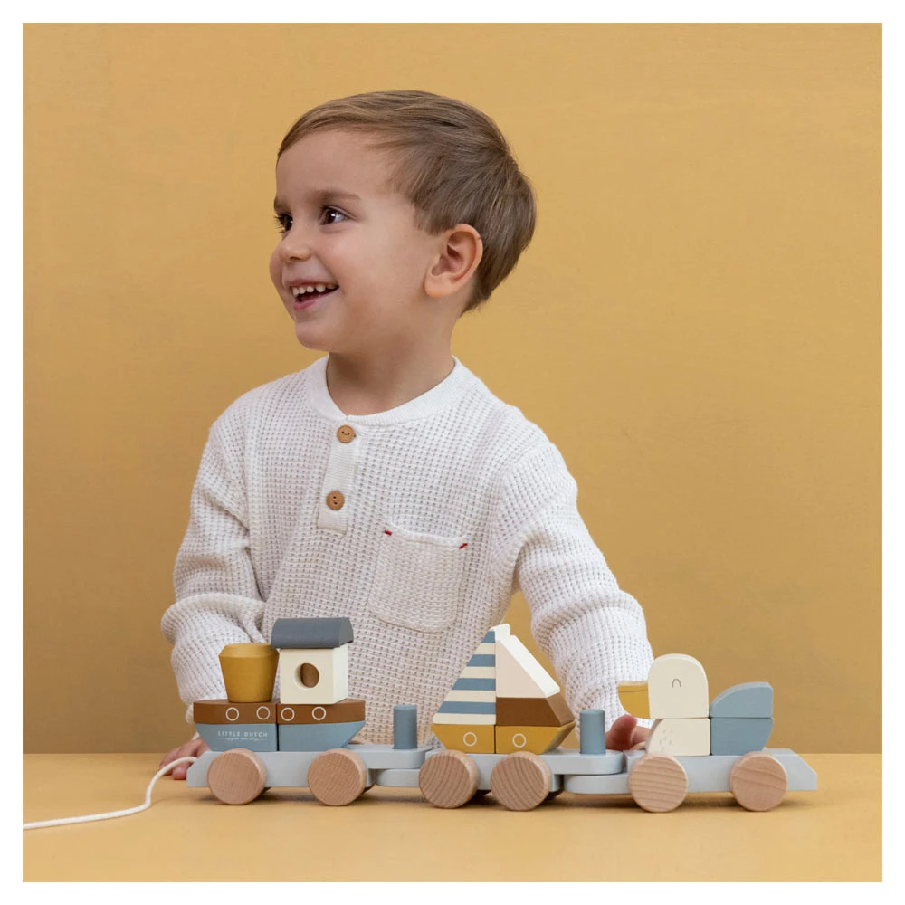 Little Dutch Blokkentrein Sailors Bay FSC 8 Little Dutch Blokkentrein Sailors Bay FSC - Afbeelding 6