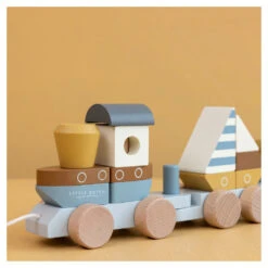 Little Dutch Blokkentrein Sailors Bay FSC 15 Little Dutch Blokkentrein Sailors Bay FSC -Babyverzorging Winkel image 28749