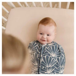 Puckababy Mini Inbakerslaapzak Cotton Seashell Denim 3-6 Maanden -Babyverzorging Winkel image 28836