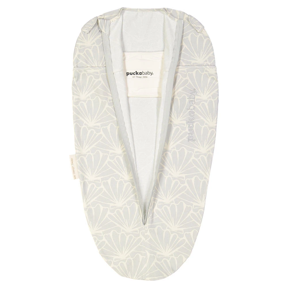 Puckababy Mini Inbakerslaapzak Cotton Seashell Stone 3-6 Maanden 6 Puckababy Mini Inbakerslaapzak Cotton Seashell Stone 3-6 Maanden - Afbeelding 4