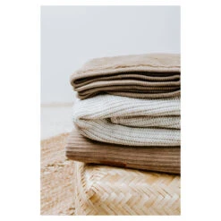 Baby's Only Ledikantdeken Teddy Sense Clay -Babyverzorging Winkel image 30077