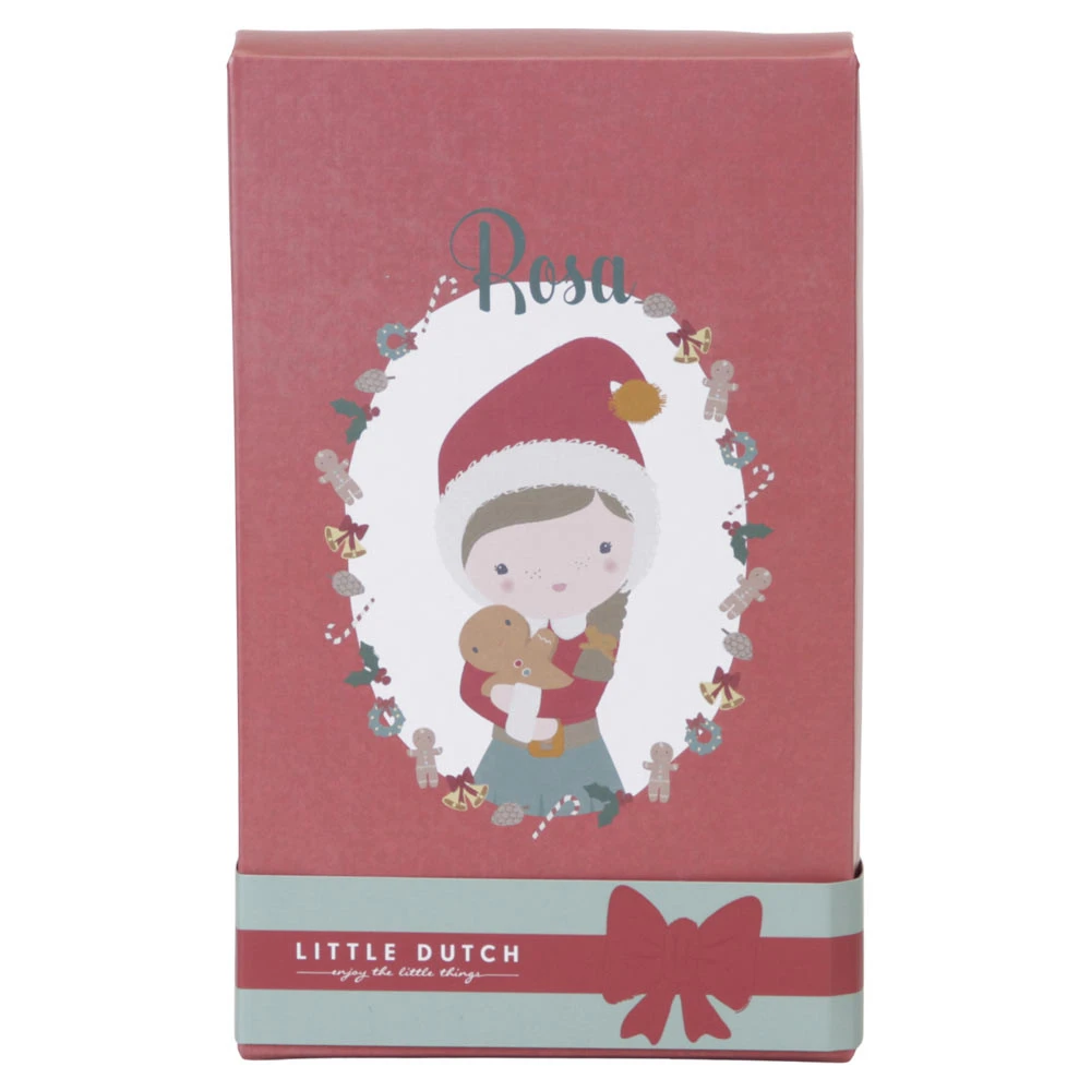 Little Dutch Knuffelpop Kerst Rosa 35cm 7 Little Dutch Knuffelpop Kerst Rosa 35cm - Afbeelding 5