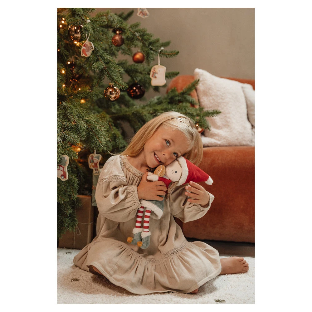 Little Dutch Knuffelpop Kerst Rosa 35cm 11 Little Dutch Knuffelpop Kerst Rosa 35cm - Afbeelding 9