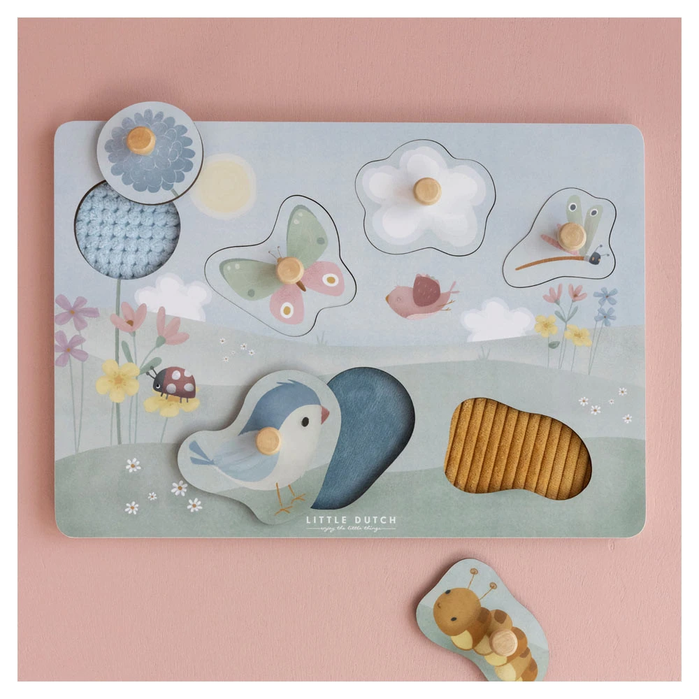 Little Dutch Voelpuzzel Flowers And Butterflies FSC 7 Little Dutch Voelpuzzel Flowers And Butterflies FSC - Afbeelding 5