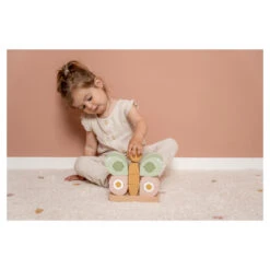 Little Dutch Stapelaar Vlinder Flowers And Butterflies FSC -Babyverzorging Winkel image 30736