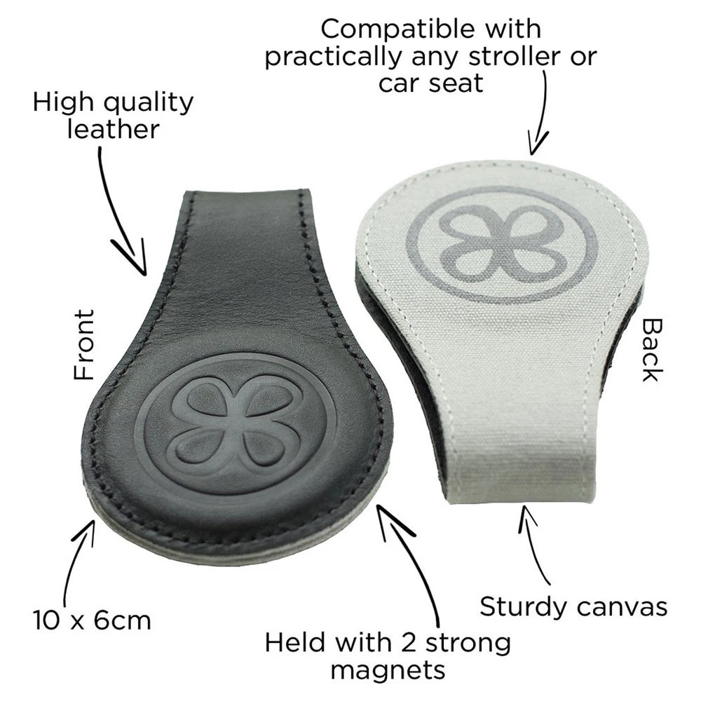 Cloby Set Swaddle Met Clips Black 4 Cloby Set Swaddle Met Clips Black - Afbeelding 2