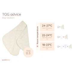 Puckababy The Gogo Newborn Cotton Seashell Sand -Babyverzorging Winkel image 31296