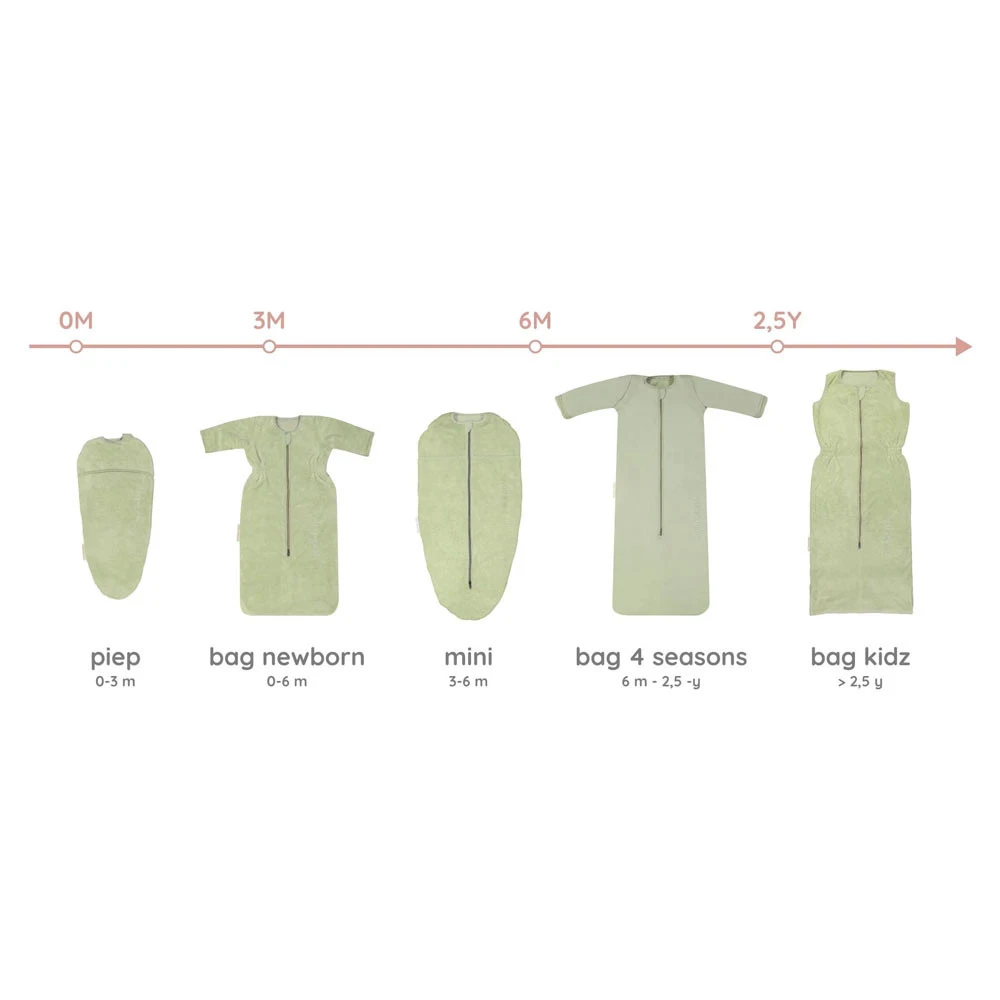 Puckababy The Bag Kidz Teddy Olive 8 Puckababy The Bag Kidz Teddy Olive - Afbeelding 6