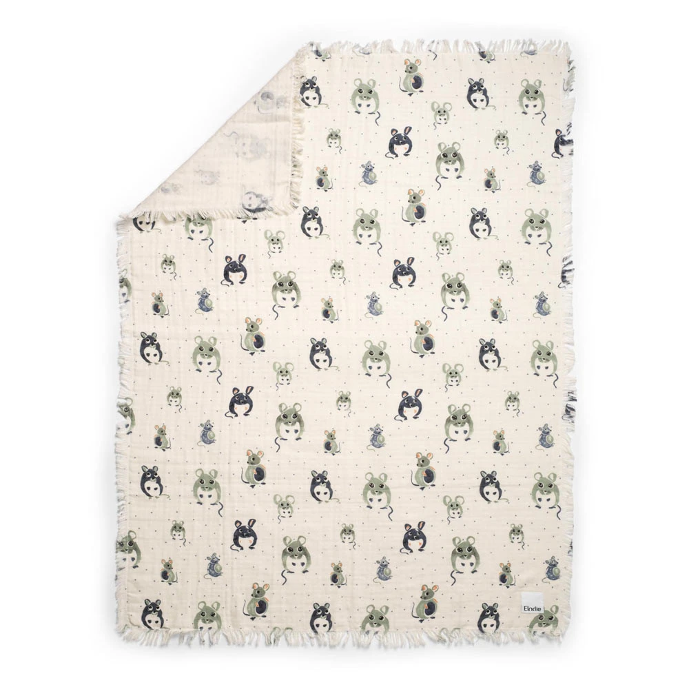 Elodie Details Hydrofiele Baby Deken Forest Mouse 3 Elodie Details Hydrofiele Baby Deken Forest Mouse