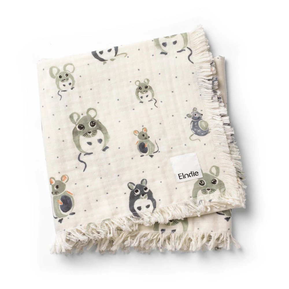 Elodie Details Hydrofiele Baby Deken Forest Mouse 4 Elodie Details Hydrofiele Baby Deken Forest Mouse - Afbeelding 2